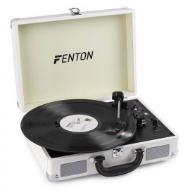 Fenton RP115 D Giradischi vintage in valigetta bianca