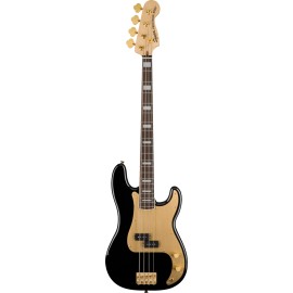Squier 40TH P BASS LRL GHW GPG BLK