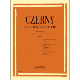 Czerny 20 Esercizi di lettura per pianoforte
