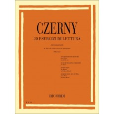Czerny 20 Esercizi di lettura per pianoforte