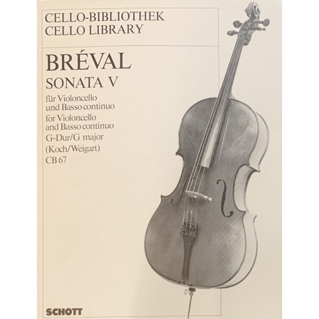 Breval - Sonata V per cello e basso continuo
