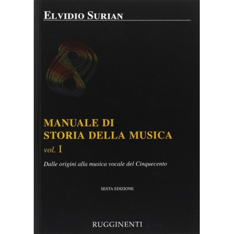 Surian Manuale di storia della musica 1