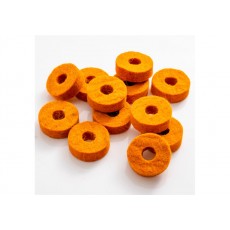 Dixon PAWS-9B1/4 - FELTRINI PER ASTA PIATTO - ORANGE SET 4 PZ