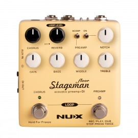 NUX STAGEMAN FLOOR Stageman Floor Acoustic Preamp & DI with looper
