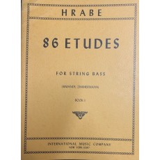 HRABE - 86 Etudes for String Bass