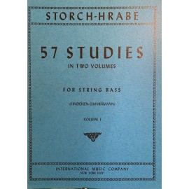 STORCH-HRABE - 57 Etudes for String Bass
