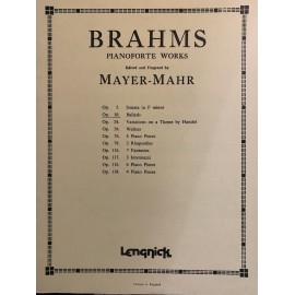 BRAHMS Pianoforte Works - Op.10