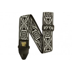 Ernie Ball 5345  Black Heart  Jacquard Strap