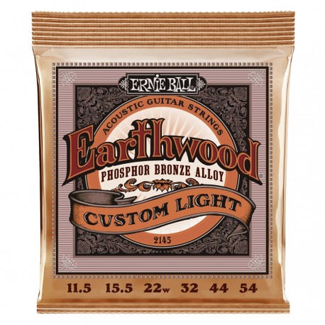 Ernie Ball 2145 Custom Light EARTHWOOD PHOSPHOR