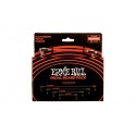 Ernie Ball  6404 FLAT Ribbon Patch Cables Red Multi-Pack