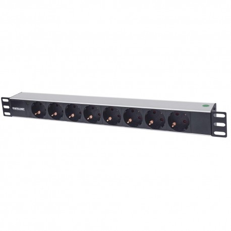 Multipresa per Rack 19" 8 posti Spina Schuko