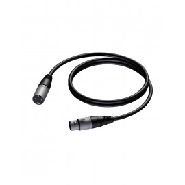 ProCab CAB901/0,5 Cavo XLR m-XLR f 0,5 mt