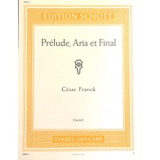Franck PRELUDE ARIA & FINAL