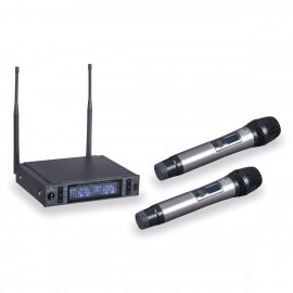 SOUNDSATION WF-U2302HH Radiomicrofono con 2 Microfoni gelato