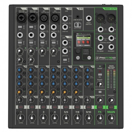 Mackie PROFX10GO  Mixer 10 canali / Batteria