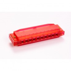 Hohner TRANSLUCENT HARP M1110R ROSSO diatonica