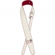 Fender® Tracolla John 5 Leather White and Red