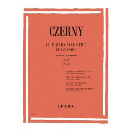 Czerny Il Primo Maestro  di Pianoforte 