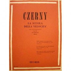 Czerny La Scuola Della Velocità sul Pianoforte 