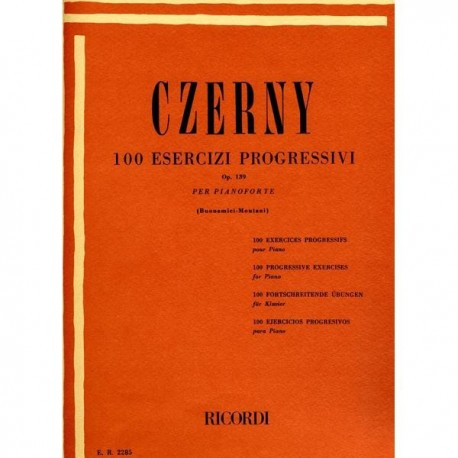 Czerny 100 Esercizi Progressivi per Pianoforte 