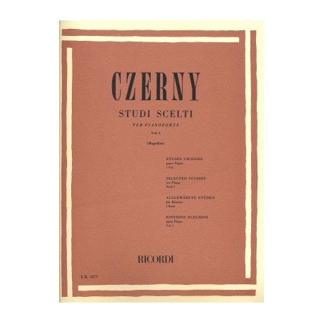 Czerny Studi Scelti per Pianoforte  vol.1