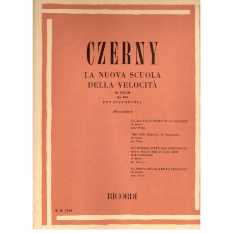 Czerny La Nuova Scuola della Velocità