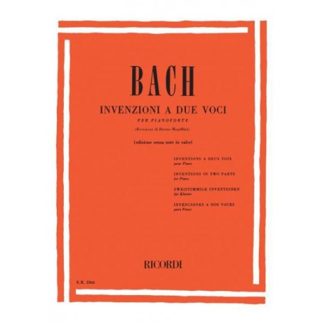 Bach Invenzioni a 2 Voci