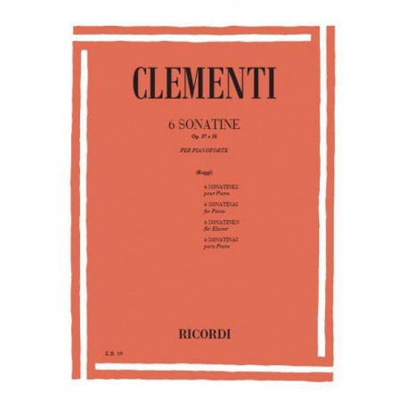 Clementi  6 Sonatine Op. 37 e 38
