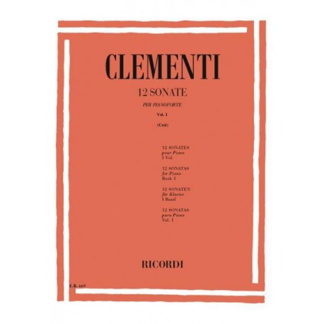 Clementi  12 Sonate per Pianforte Vol.1
