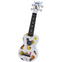 Mahalo  Kit Ukulele Fruits BIANCO