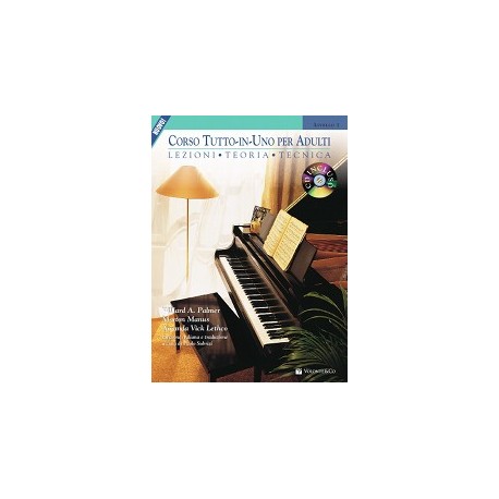 CORSO TUTTO IN UNO PER ADULTI PIANOFORTE + CD