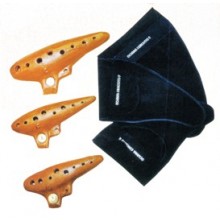 Schwarz Ocarina in terracotta DO