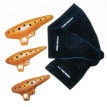 Schwarz Ocarina in terracotta DO