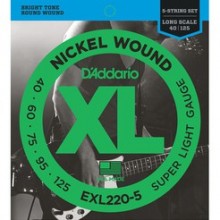 D'Addario EXL220 -5 40-125 