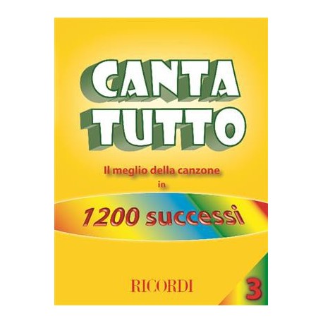 Cantatutto 1200 Successi Vol.3