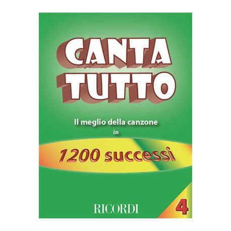 Cantatutto 1200 Successi Vol.4