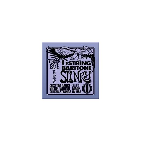 Ernie Ball 2839 -6-String Baritone Slinky