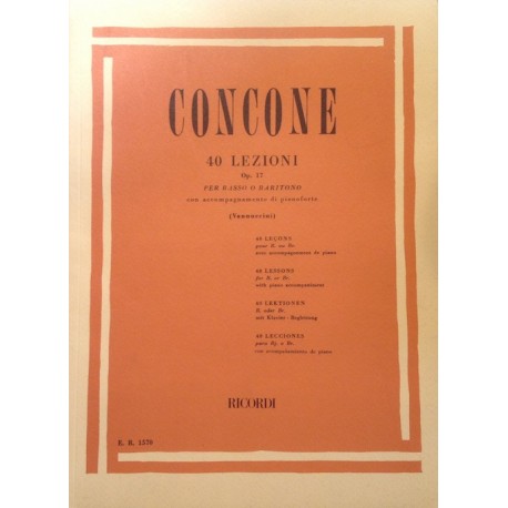 Concone 40 Lezioni Op. 17