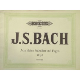 Bach J.S. Otto piccoli preludi e fughe per ORGANO