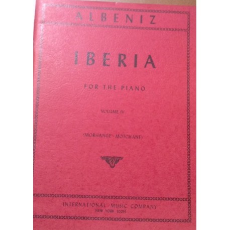 Albeniz Iberia per pianoforte vol. 4