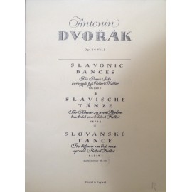 Antonin Dvorak Slavonic dances piano solo