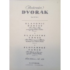 Antonin Dvorak Slavonic dances piano solo