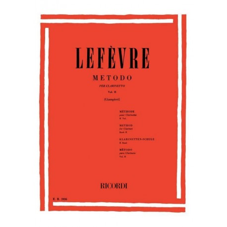 Lefèvre Metodo per Clarinetto Vol 2