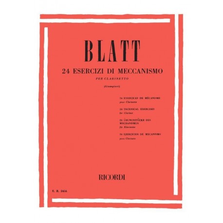 Blatt 24 Esercizi di Meccanismo