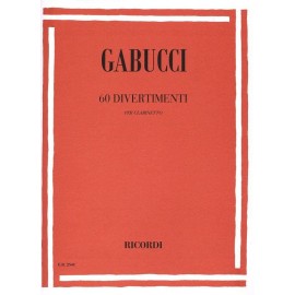 Gabucci 60 Divertimenti per clarinetto