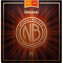 D'Addario Nickel Bronze  Extra Light, 10-47