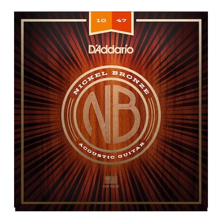 D'Addario Nickel Bronze  Extra Light, 10-47