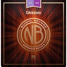 D'Addario Nickel Bronze  Custom Light, 11-52