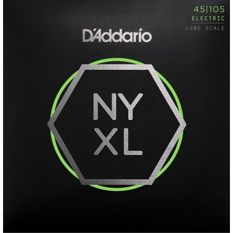 D'Addario Set Long Scale, Light Top / Med Bottom, 45-105