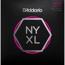 D'Addario Set Long Scale, Regular Light 5-String, 45-130